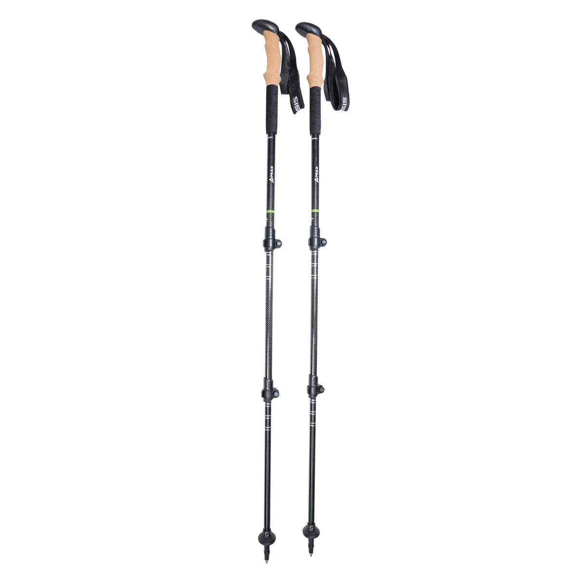 PEAX Backcountry ELITE Cork Trekking Poles Shot Gear