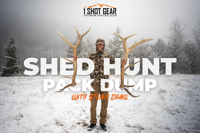 Shed Hunting Pack Dump with Steven Drake - 1 Shot Gear