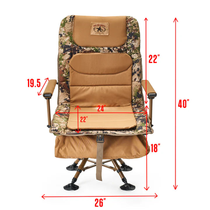 Jerry Rig Chair Rig'em Right Hyde 360 Hunting Chair - 1 Shot Gear