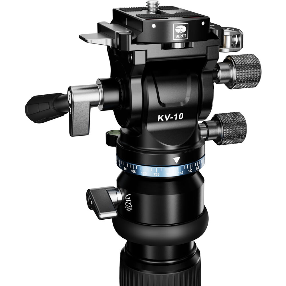 KV-10 Pan and Tilt Head with Leveling Base - 1 Shot Gear