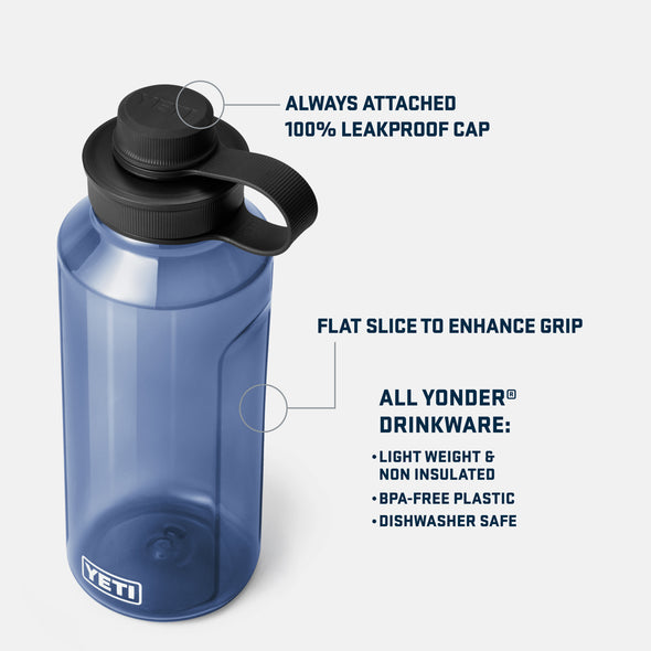 YETI Yonder 50 oz Tether Cap Water Bottle - 1 Shot Gear