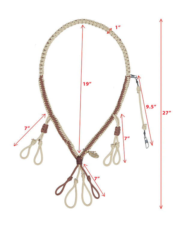 Copperhead Deluxe 4-call lanyard - 1 Shot Gear