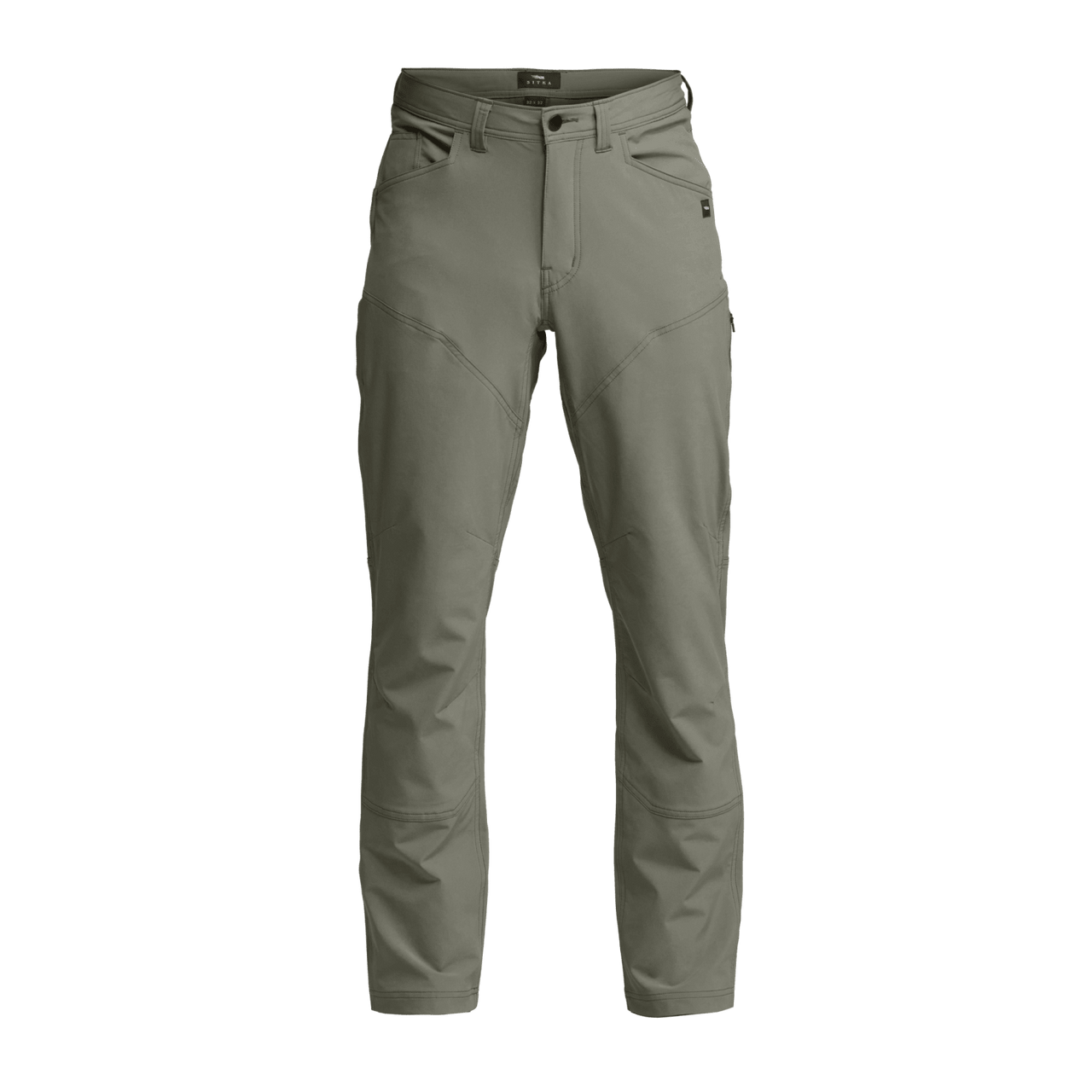BKE Casuals Men's Jake Straight Leg Chino Pants 33L Tan Flat