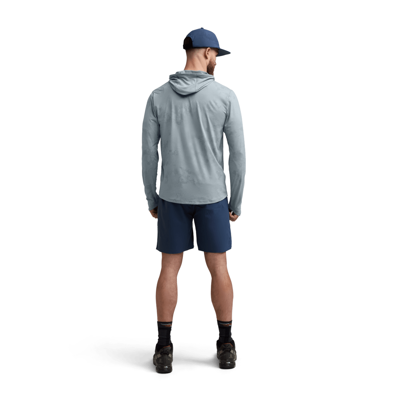GAP HERITAGE - Sweat à capuche - radiant blue/noir GAP HERITAGE - Sweat à capuche - radiant blue/noir