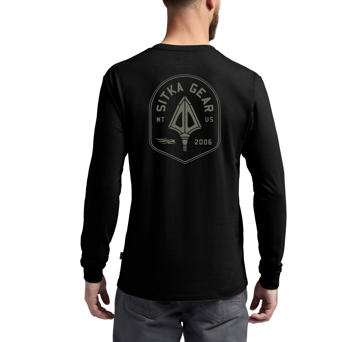 Sitka Broadhead Crest Long Sleeve Tee - 1 Shot Gear