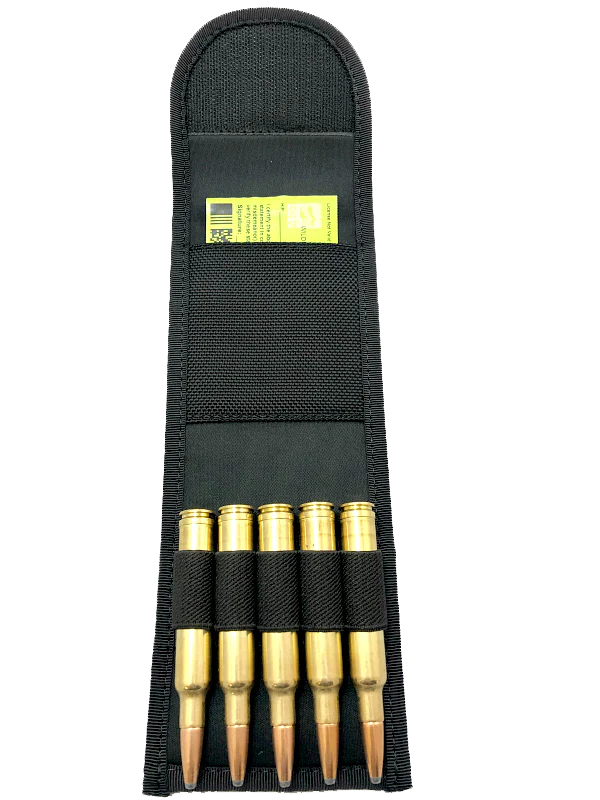 Caribou Gear Bullet Wallet - 5 Rifle Bullets and ID Pocket - 1 Shot Gear