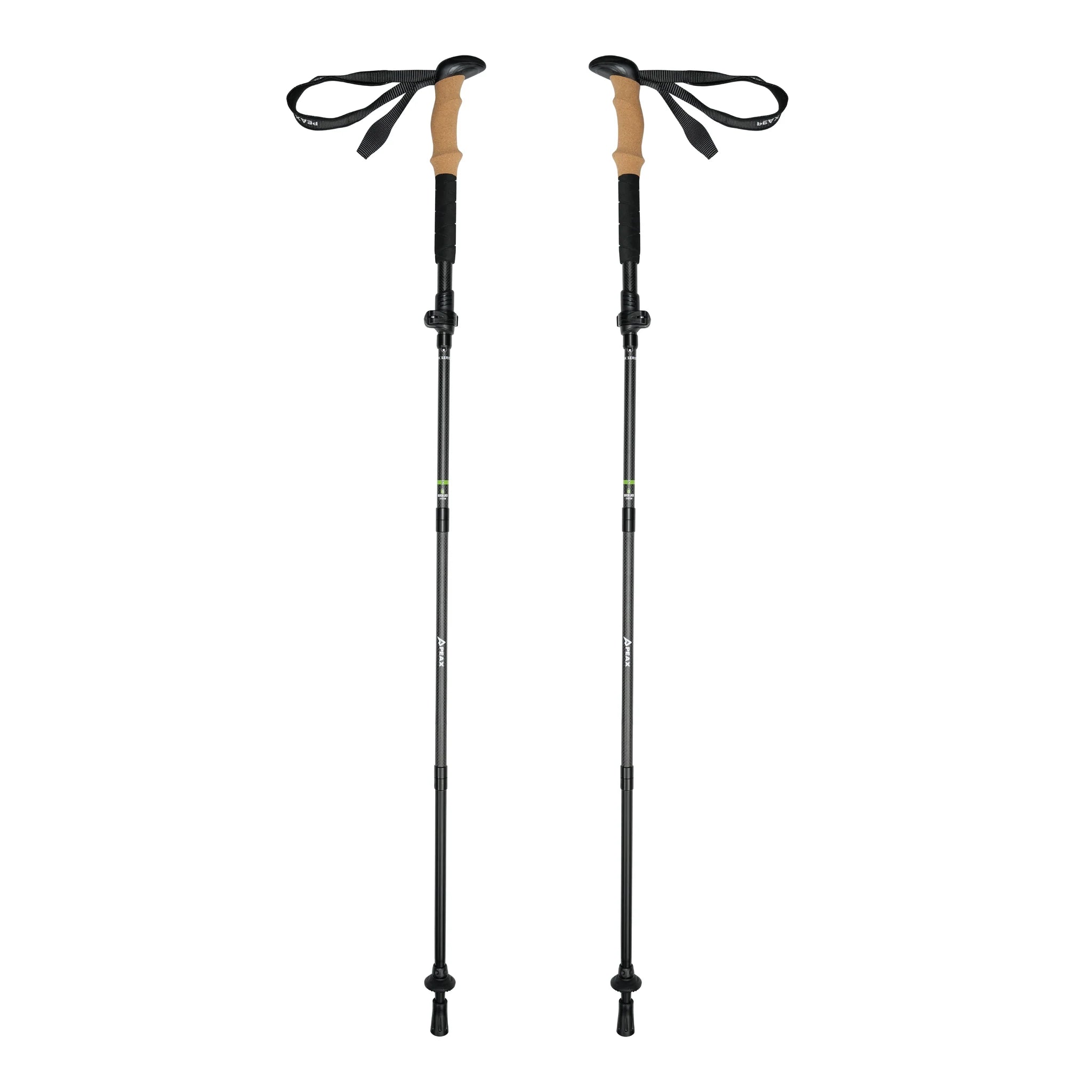 PEAX Backcountry Z Cork Trekking Poles - 1 Shot Gear
