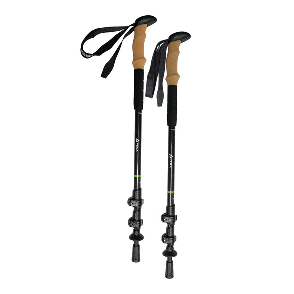 PEAX Backcountry ELITE Cork Trekking Poles - 1 Shot Gear