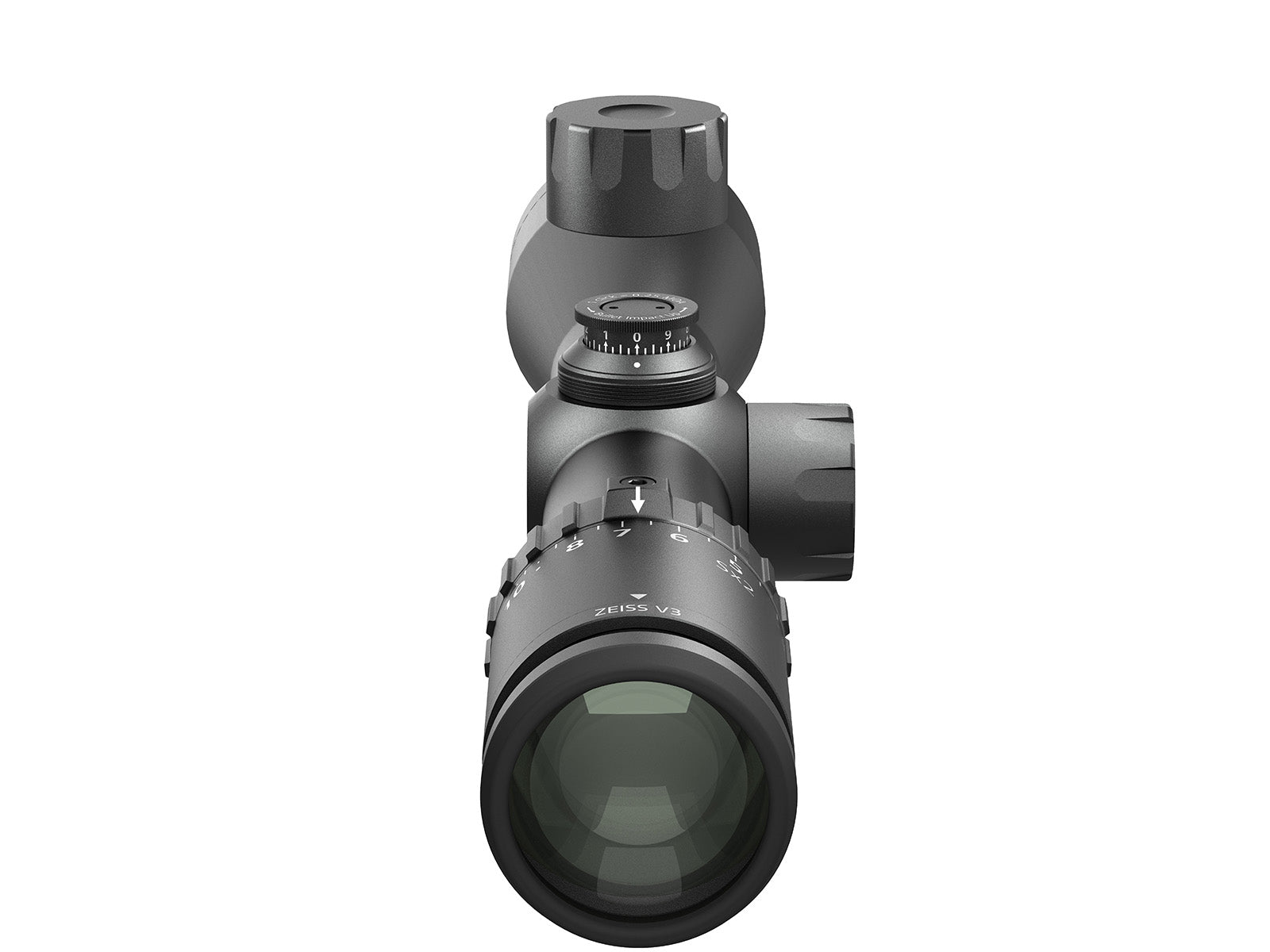 ZEISS V3 3.5-10x42 - Duplex Reticle (#6) - Capped Turrets - .25 MOA - Fixed Parallax