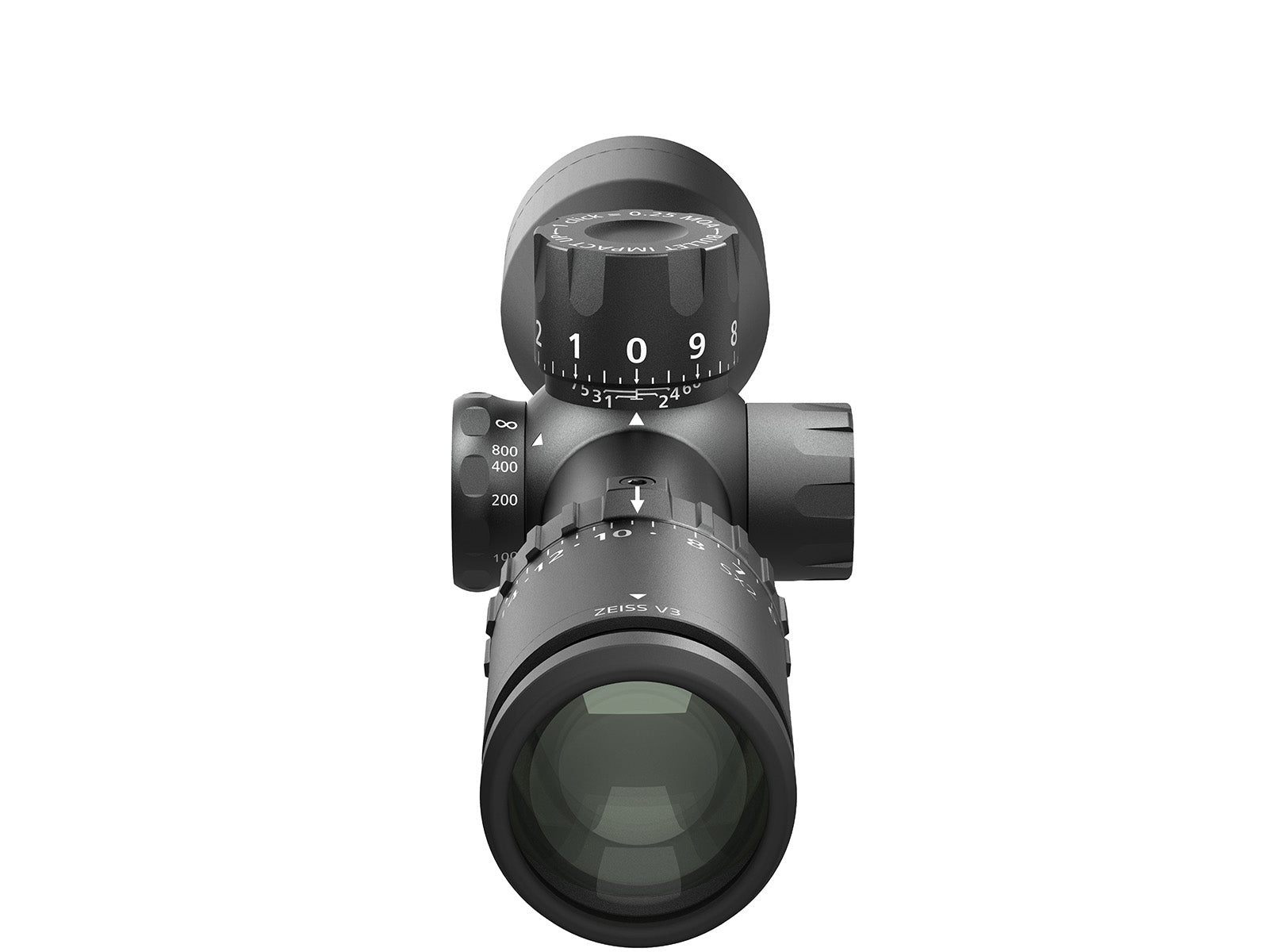 ZEISS V3 4.5-14x44 - SHR Reticle (#87) - Ext. Elev. - .25 MOA - Fixed Parallax