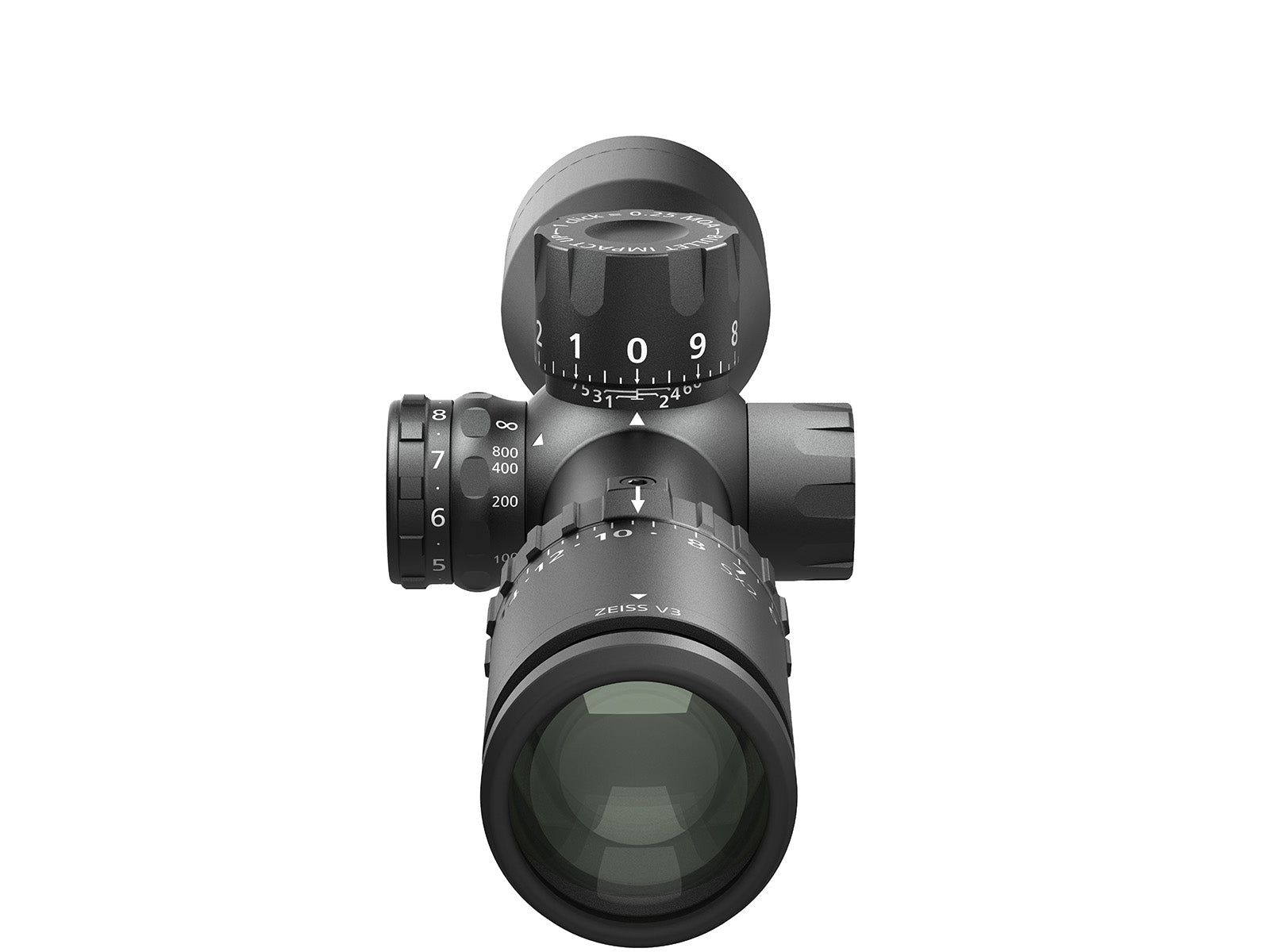 ZEISS V3 4.5-14x44 - SHRi Illum Reticle (#87) - Ext. Elev. - .25 MOA - Fixed Parallax