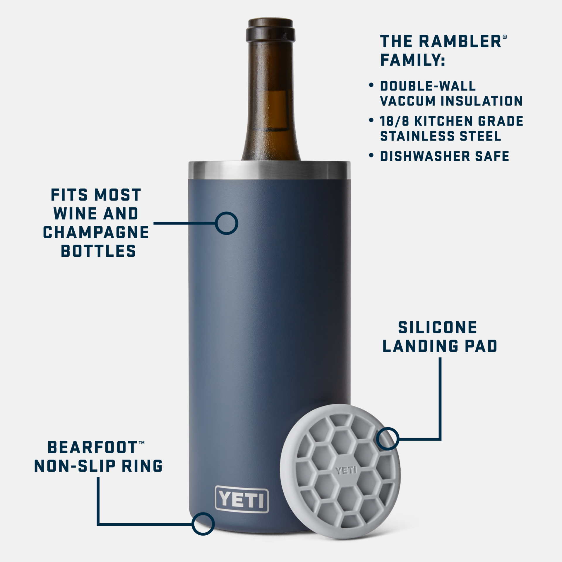 Rambler Wine Chiller - 1 Shot Gear