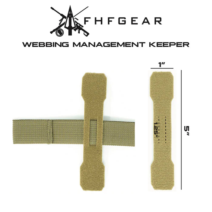 FHF Webbing Management Keeper Pack