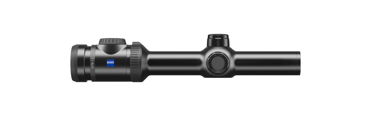 ZEISS V8 1.1-8x24 Plex Reticle (#60) - Capped Turrets - .33 MOA - Fixed Parallax
