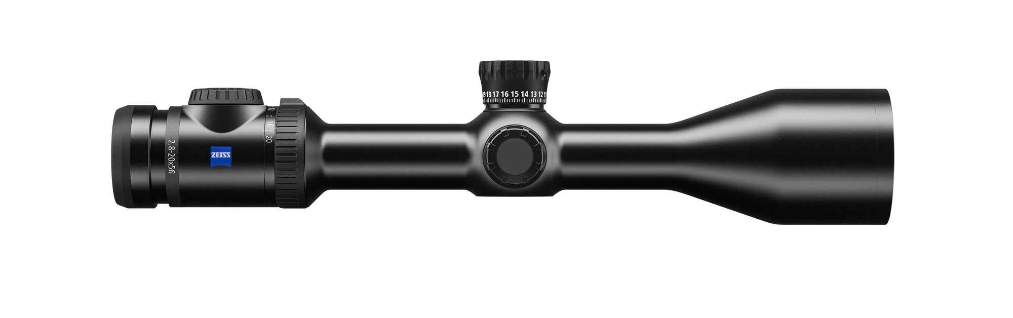 モズク Zeiss V8 2.8-20x56 NA .25 MOA Plex #60 | 1 Shot Gear