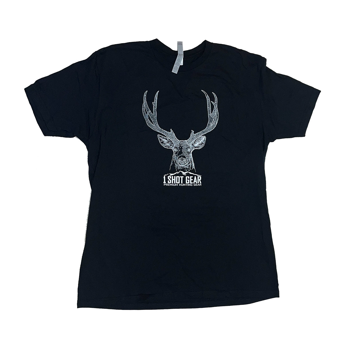1 Shot Gear Deer T-Shirt, Black / XXL
