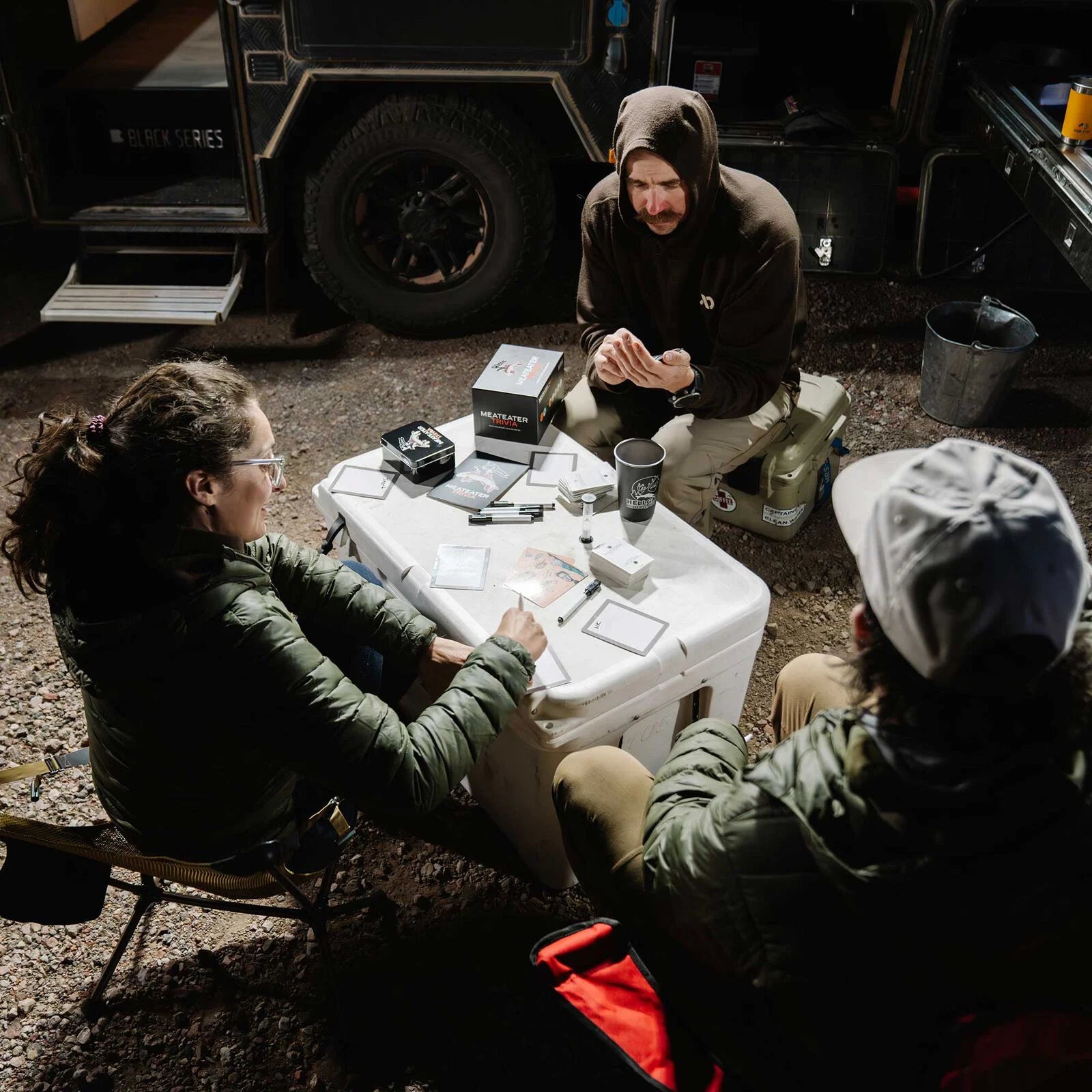 First LIte MeatEater Trivia Board Game - 1 Shot Gear