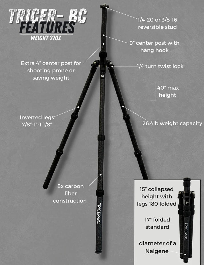 Tricer BC Tripod - 1 Shot Gear