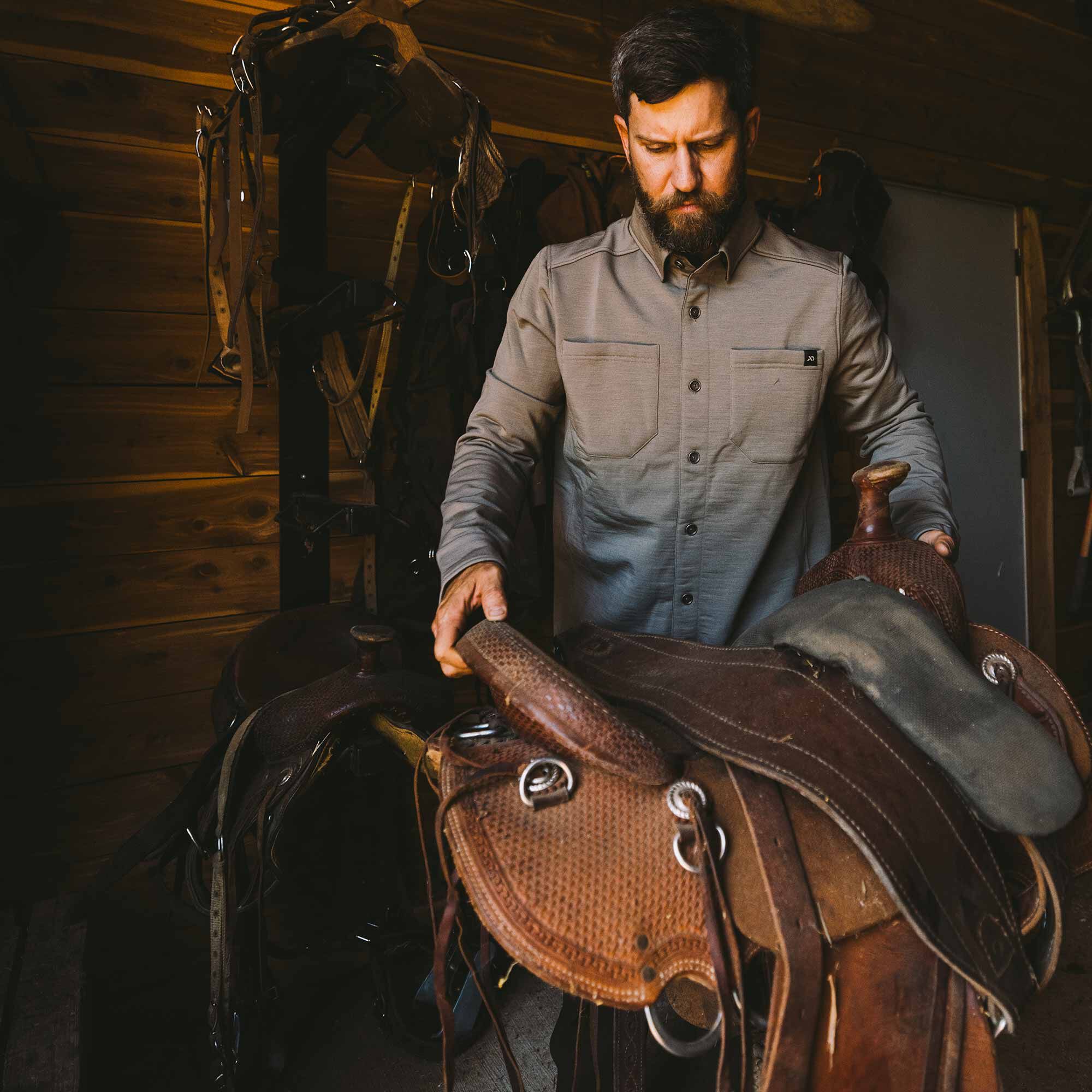 First Lite M's Rugged Wool Field Shirt