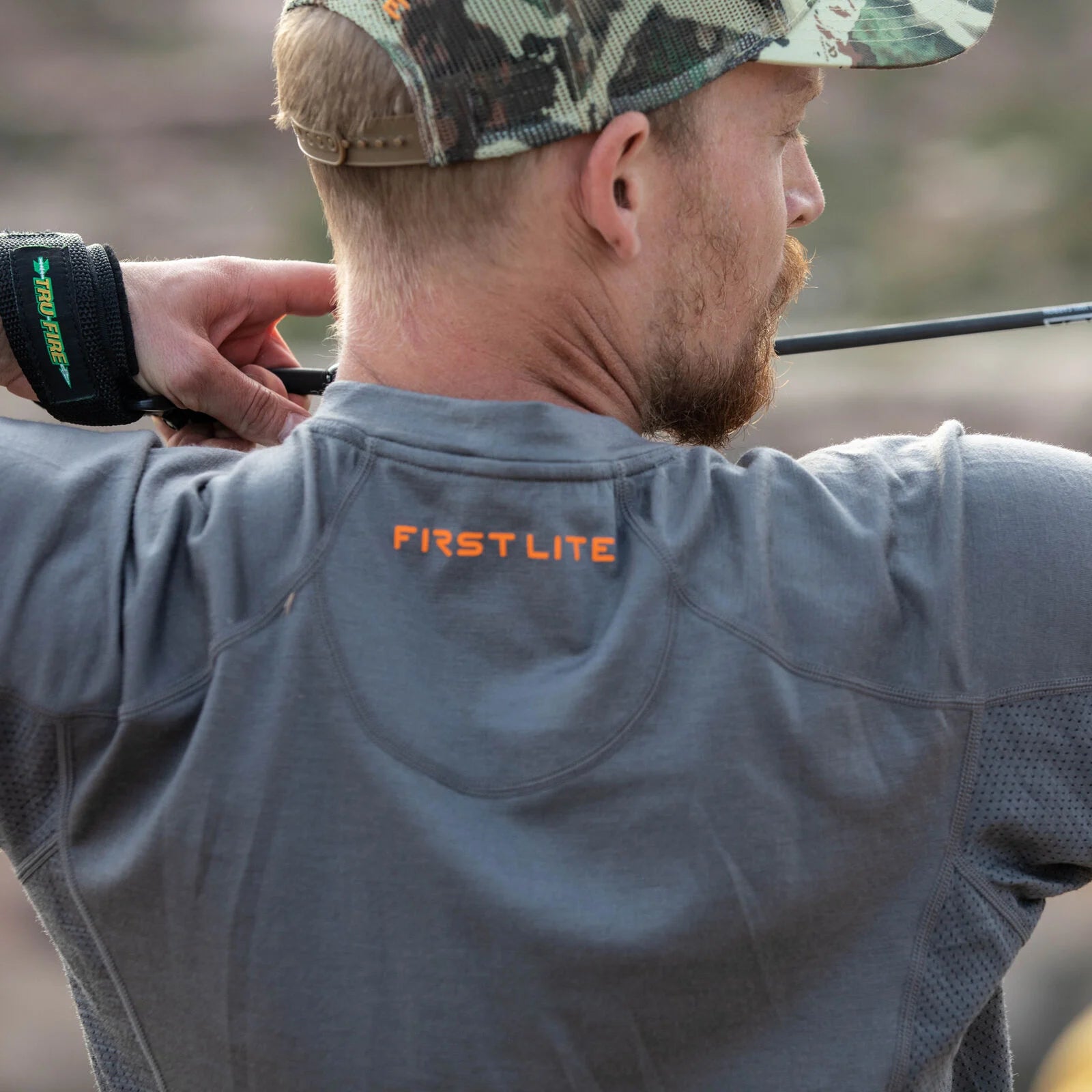 First Lite M's Wick Short Sleeve Crew - 1 Shot Gear