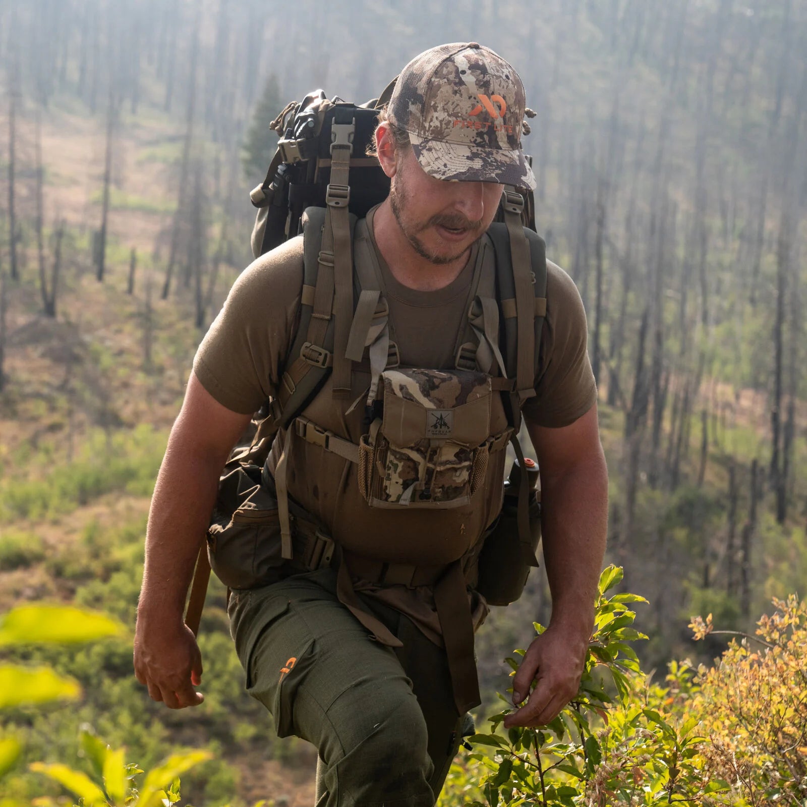First Lite M's Wick Short Sleeve Crew - 1 Shot Gear