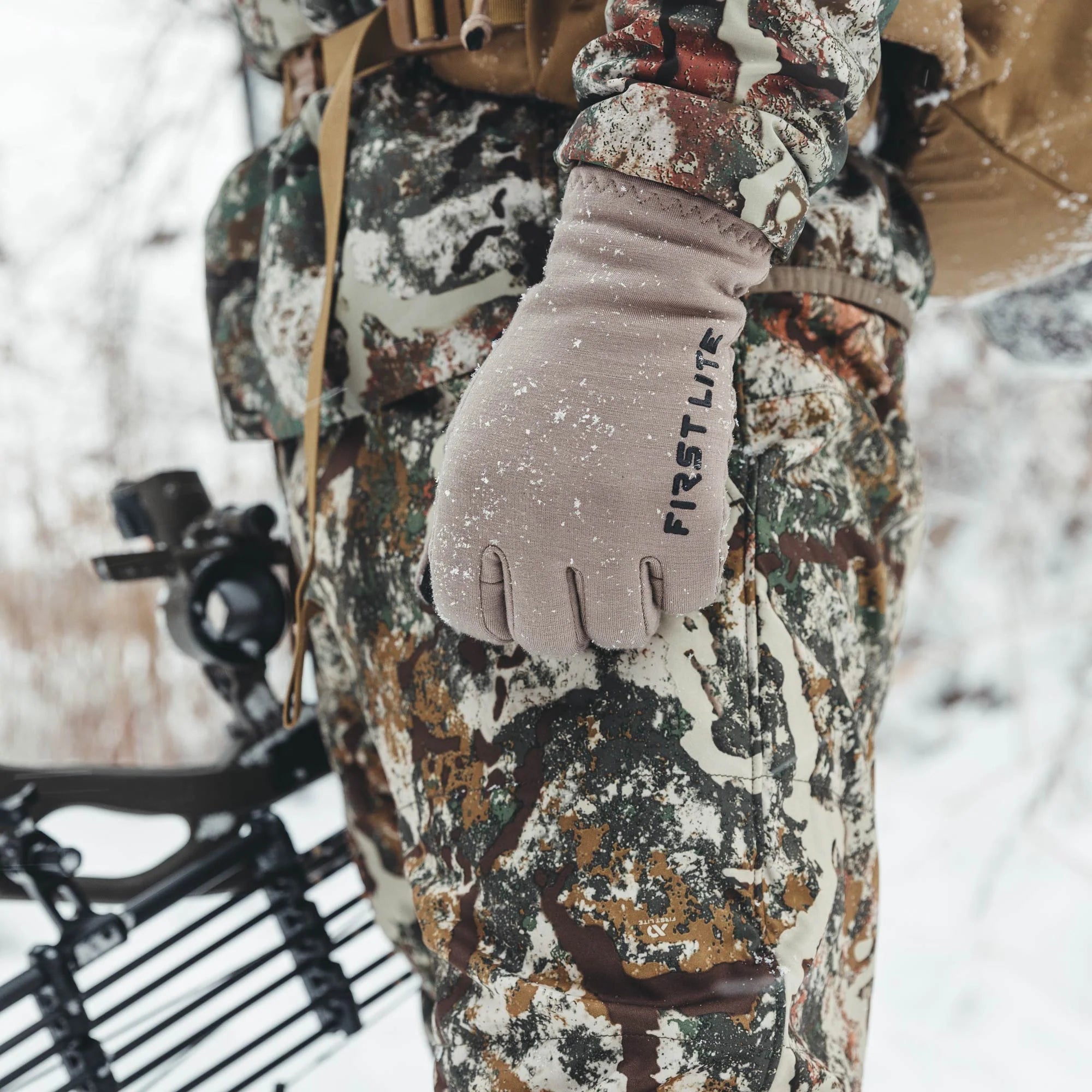 First Lite Rugged Wool Fleece Glove - 1 Shot Gear