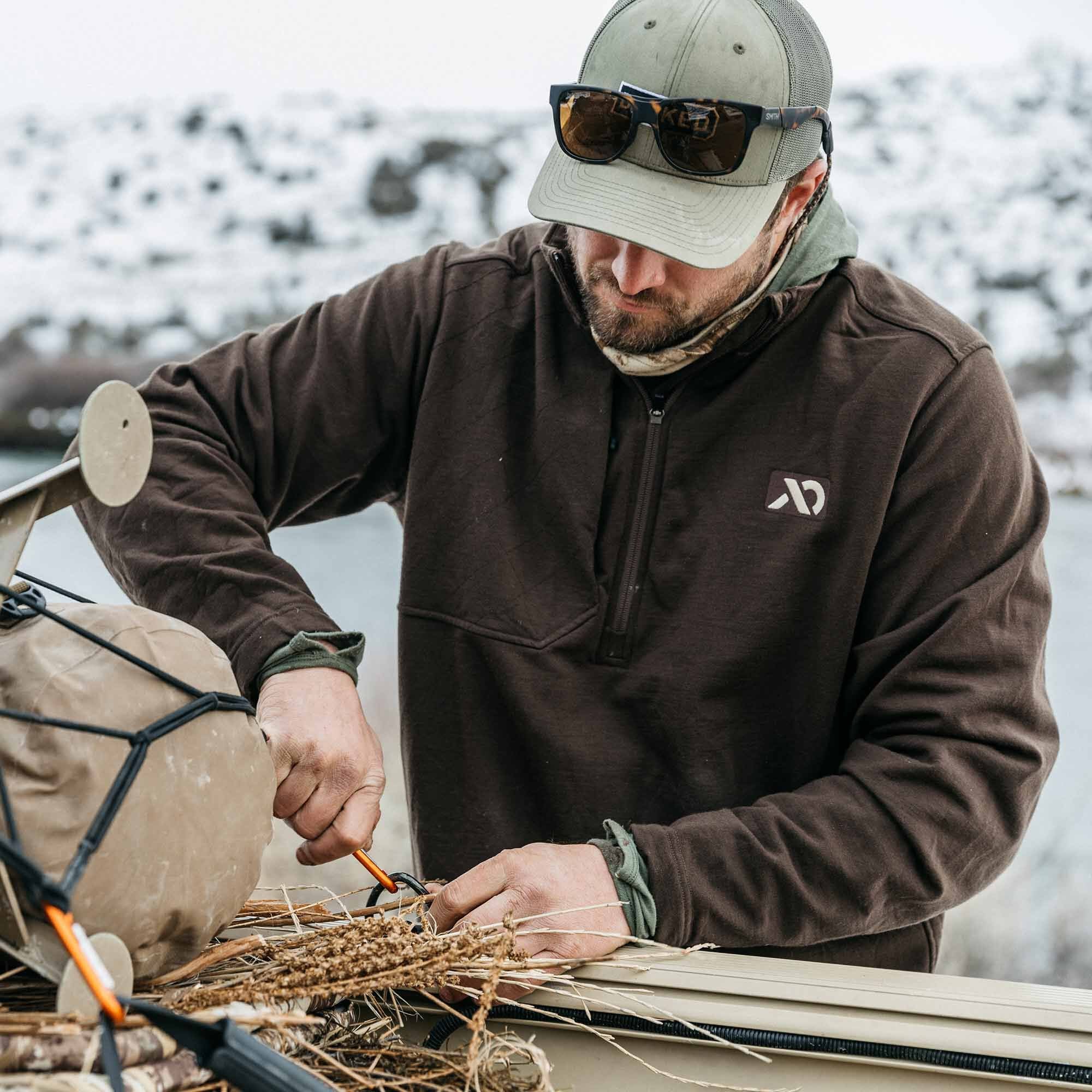 First Lite M's Rugged Wool QZ