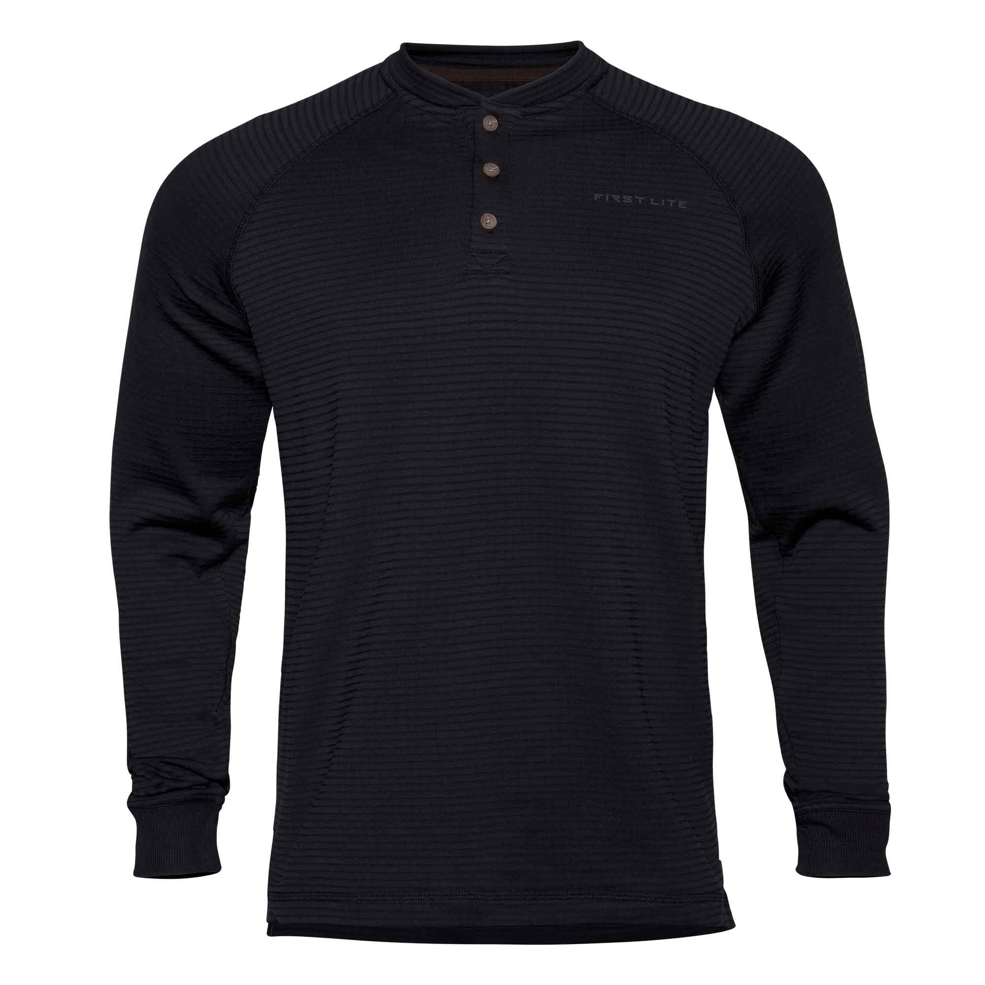 First Lite M's ThermaGrid Merino Henley