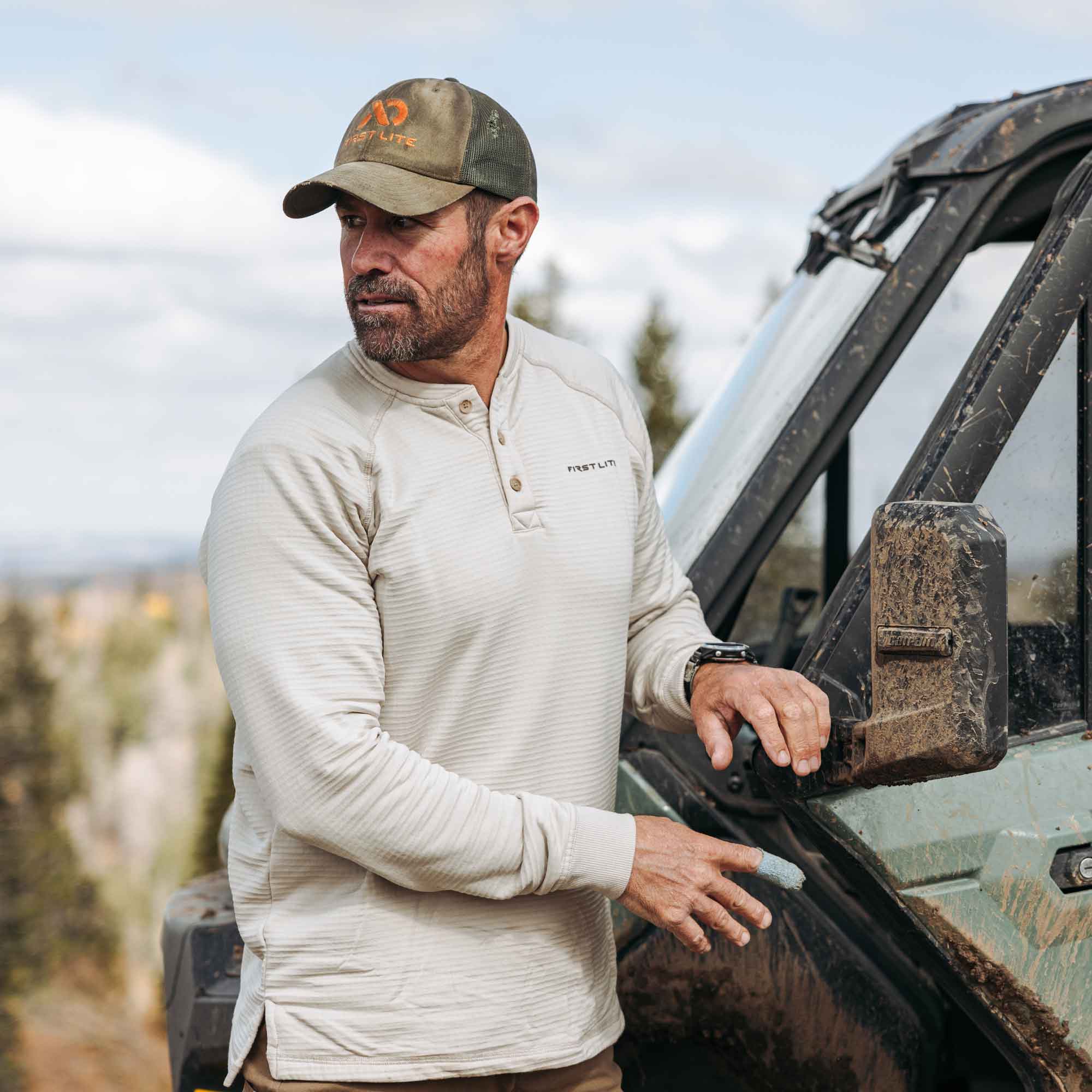 First Lite M's ThermaGrid Merino Henley