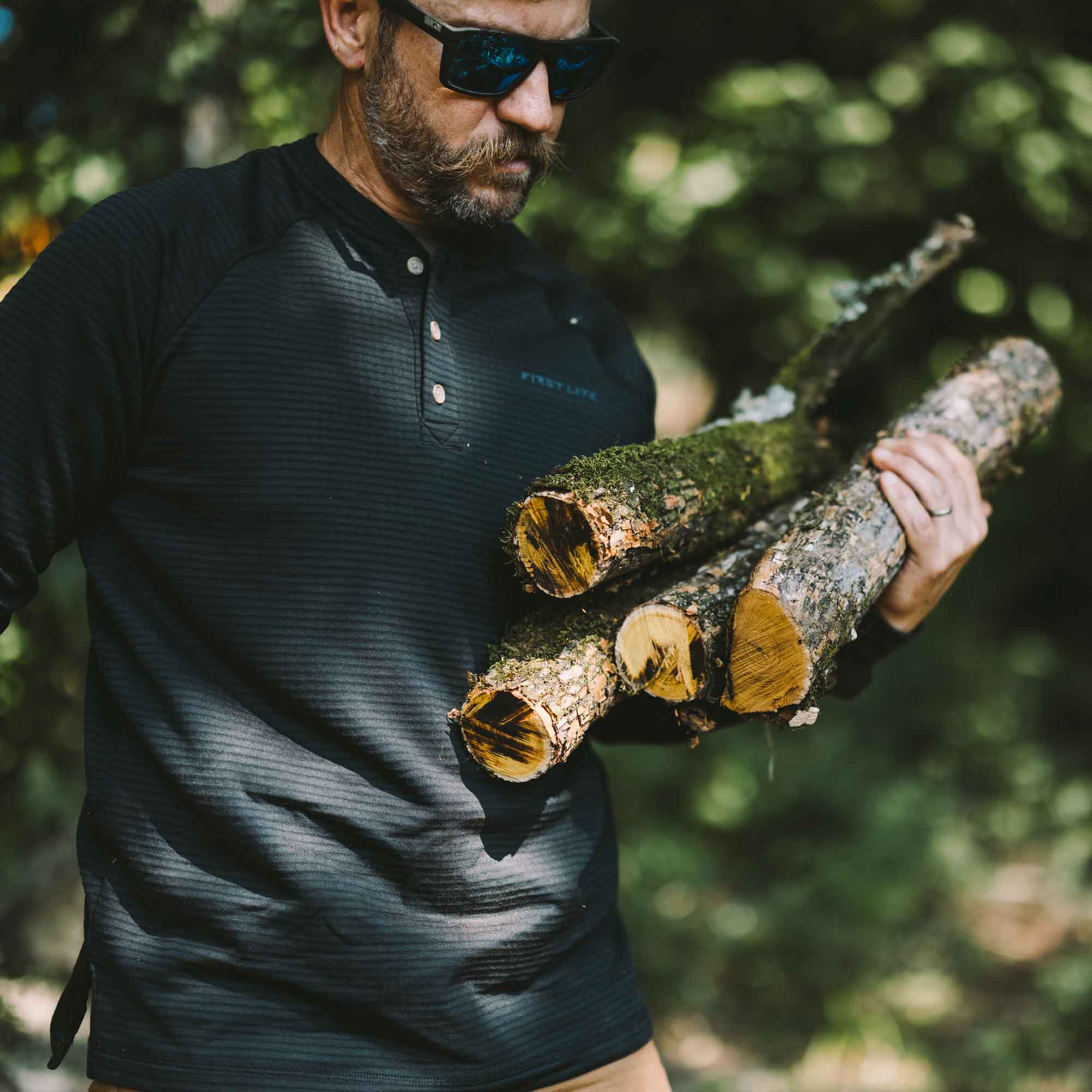 First Lite M's ThermaGrid Merino Henley