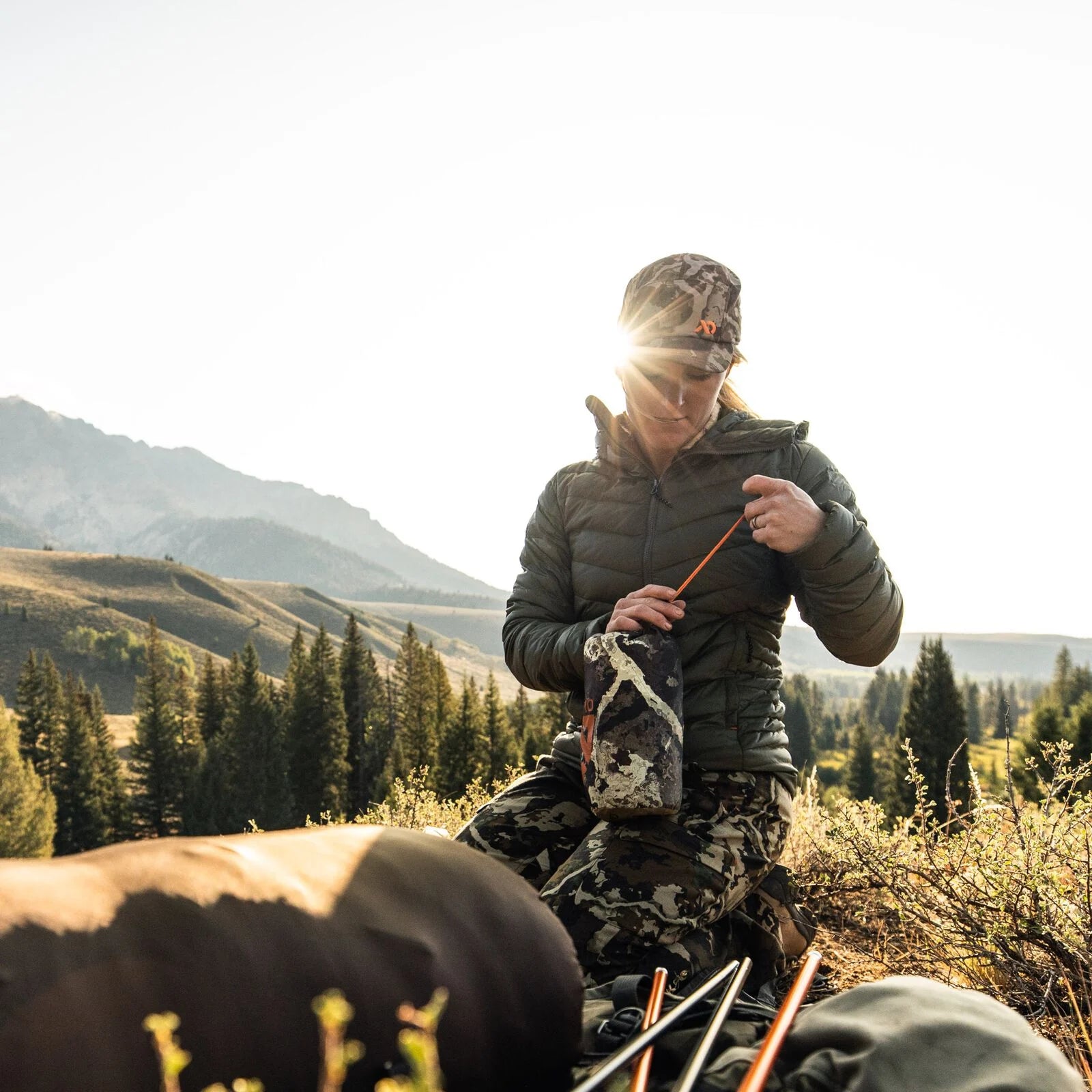 First Lite W's Furnace Quater Zip - 1 Shot Gear