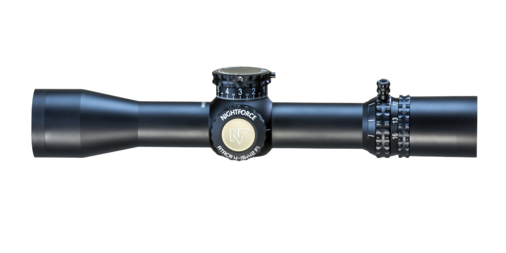 ATACR - 4-16X42mm F1 - ZeroHold - .1 Mil-Radian - CW - 12 Mil - DigIllum - PTL - Mil-XT - C615 - 1 Shot Gear