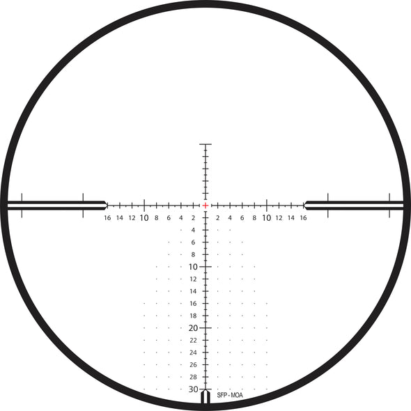 CONQUEST V4 4-16x44 ZMOAi-T30 Illum. Reticle (#64) - Ext. Elevation Turret - Ballistic Stop - .25 MOA - Parallax Adj. 522935-9964-080 - 1 Shot Gear