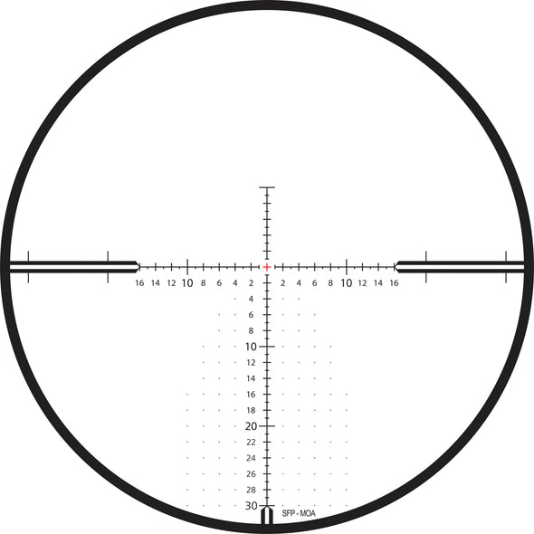 CONQUEST V4 4-16x50 ZMOAi-T30 Illum. Reticle (#64) - Ext. Elev. - Ballistic Stop - Ext. Locking Wind. - .25 MOA - Parallax Adj. 522945-9964-090 - 1 Shot Gear