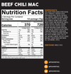 Beef Chilli Mac - 1 Shot Gear