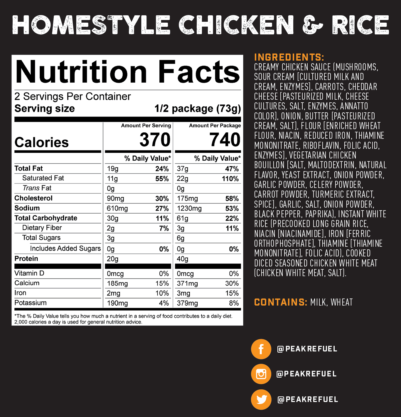 Homestlye Chicken & Rice - 1 Shot Gear