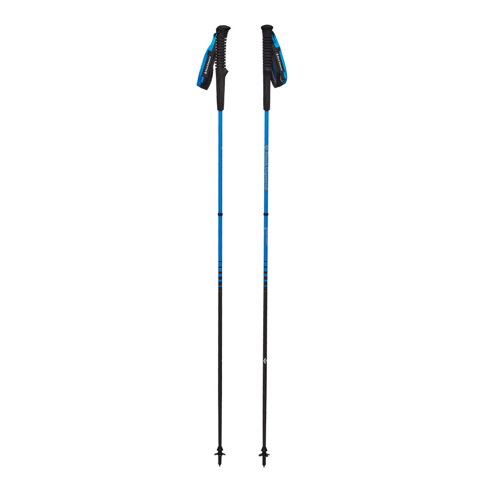 Distance Carbon Running Poles - Ultra Blue - 130cm - 1 Shot Gear