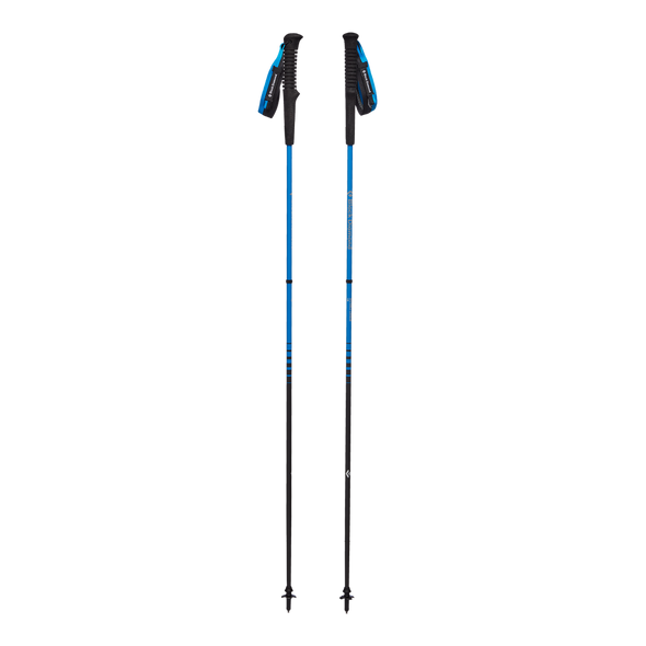 Distance Carbon Running Poles - Ultra Blue - 130cm - 1 Shot Gear