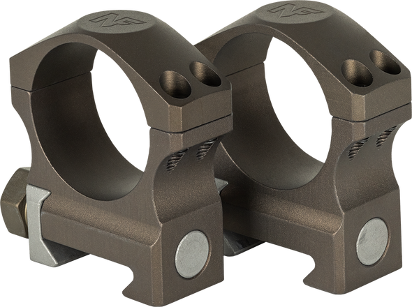 Ultralite 1.00 Medium 30mm Ring Set 4 screw Dark Earth A677 - 1 Shot Gear