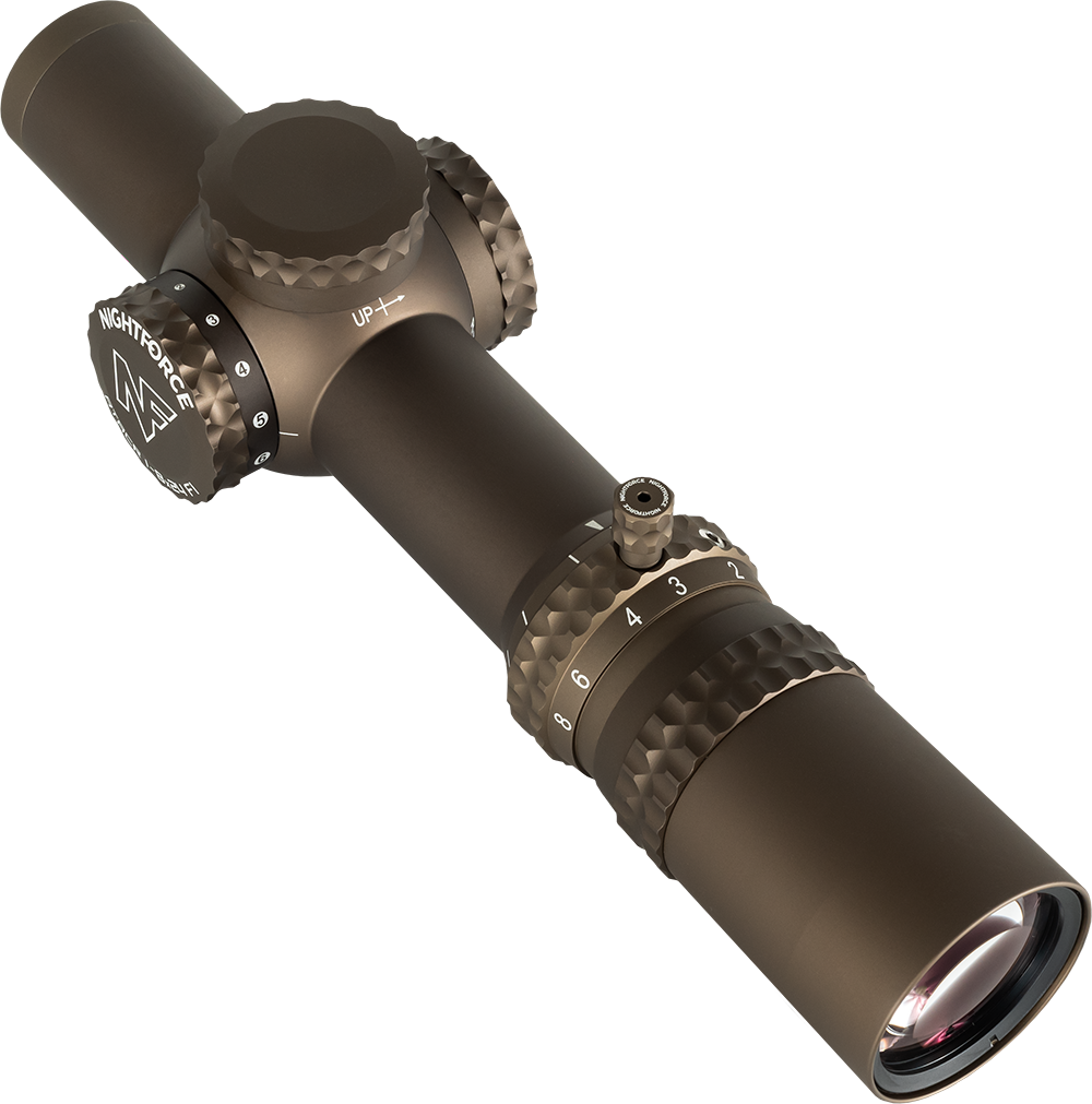 ATACR 1-8X24 F1 .1 Mil-Radian NVD - PTL - FC-DMX - Dark Earth - C672 - 1 Shot Gear