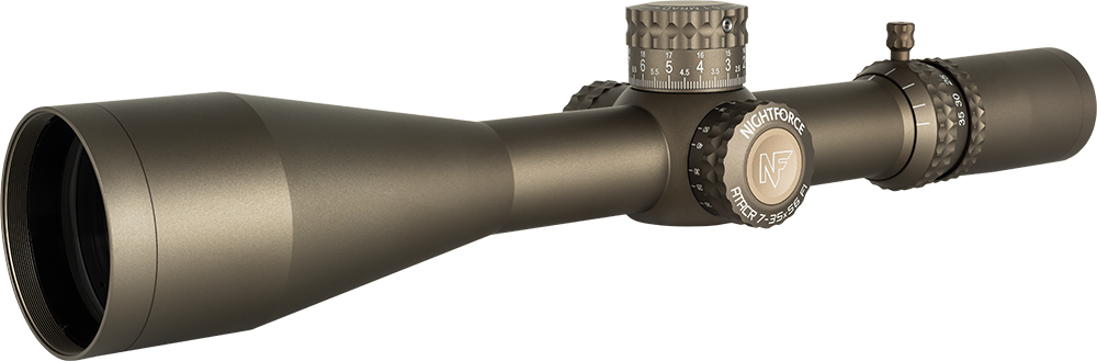 ATACR 7-35X56 F1 - ZeroStop™ - .1 Mil-Radian - DigIllum™ - PTL - Mil-XT™ Dark Earth C661 - 1 Shot Gear