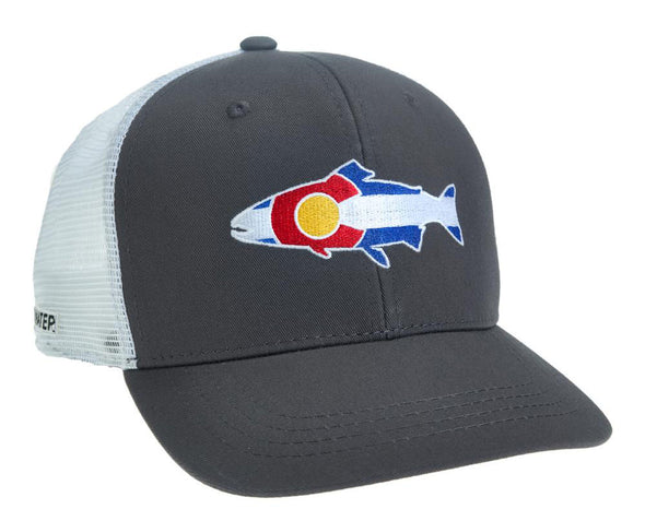 Colorado Flag Trout High Profile Hat - 1 Shot Gear