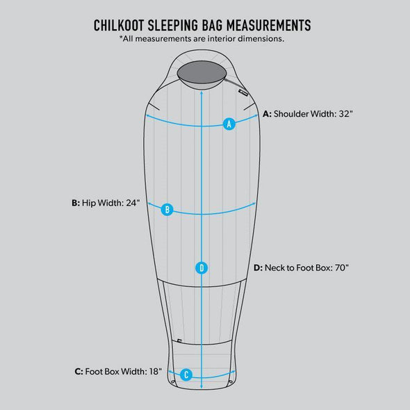 Chilkoot 0° Sleeping Bag - 1 Shot Gear
