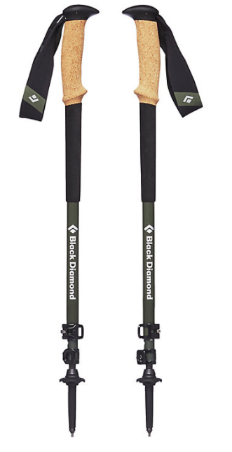 Alpine Carbon Cork Trekking Poles - Tundra - 1 Shot Gear