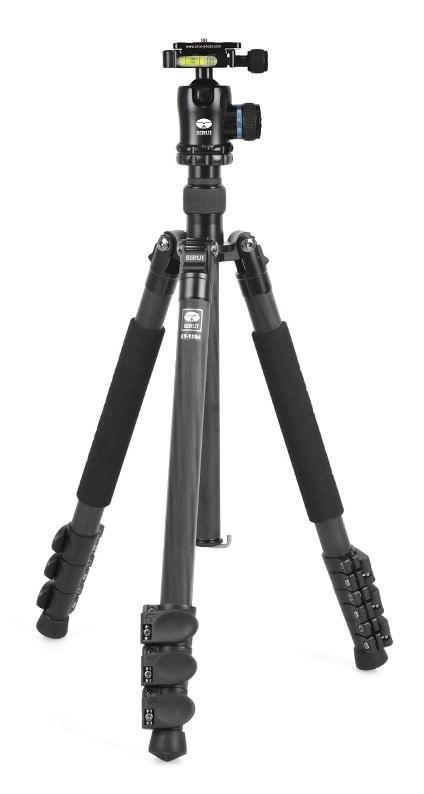 ET-1204 Carbon Fiber Tripod with E-10 Ball Head - 1 Shot Gear