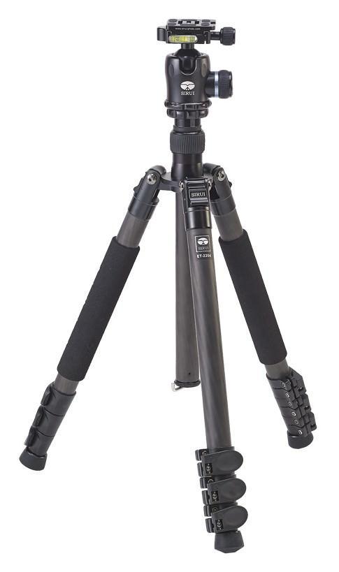 ET-2204 Carbon Fiber Tripod with E-20 Ball Head - 1 Shot Gear