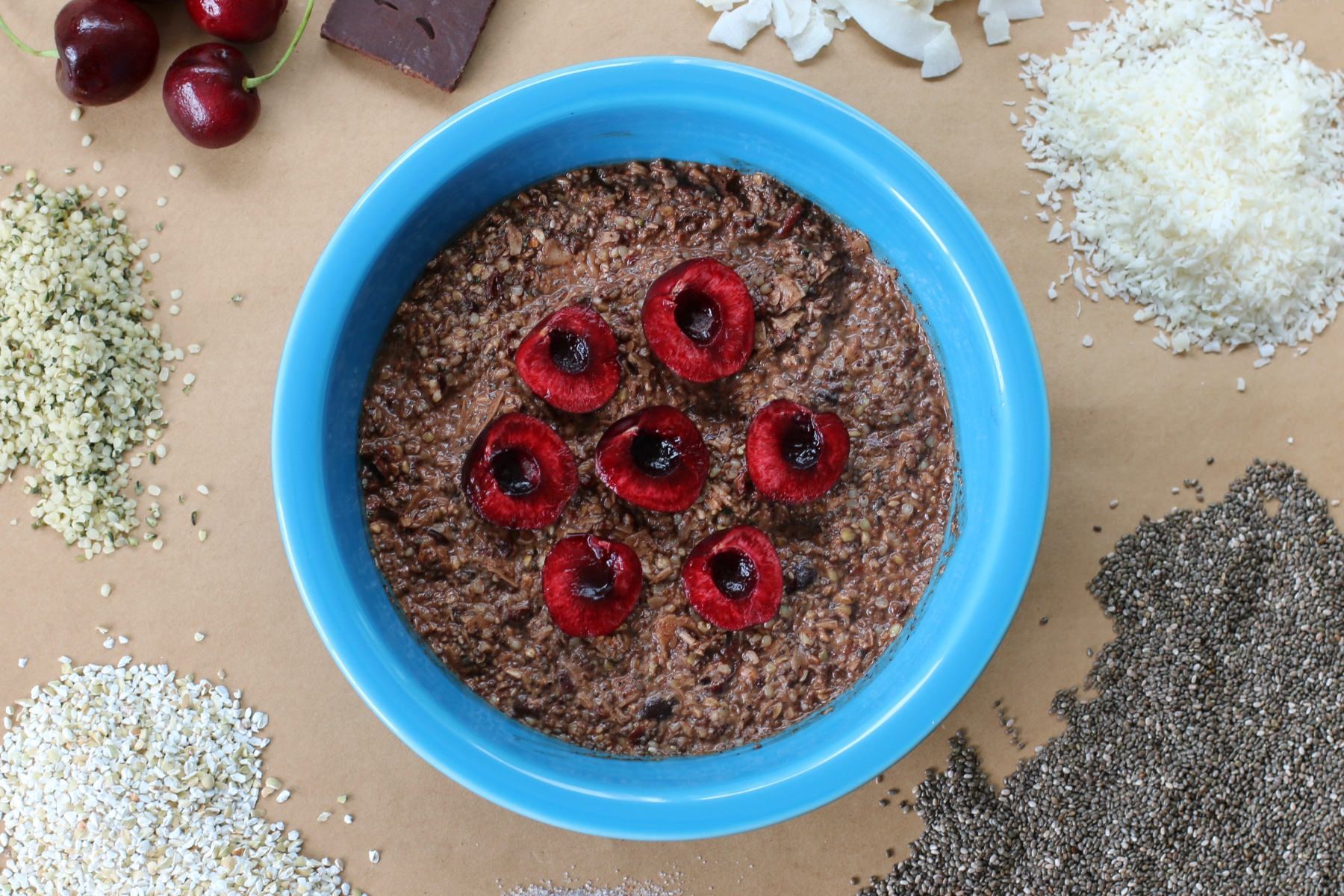 Hot Cereal Breakfast - Cherry Cocoa Nib - 1 Shot Gear