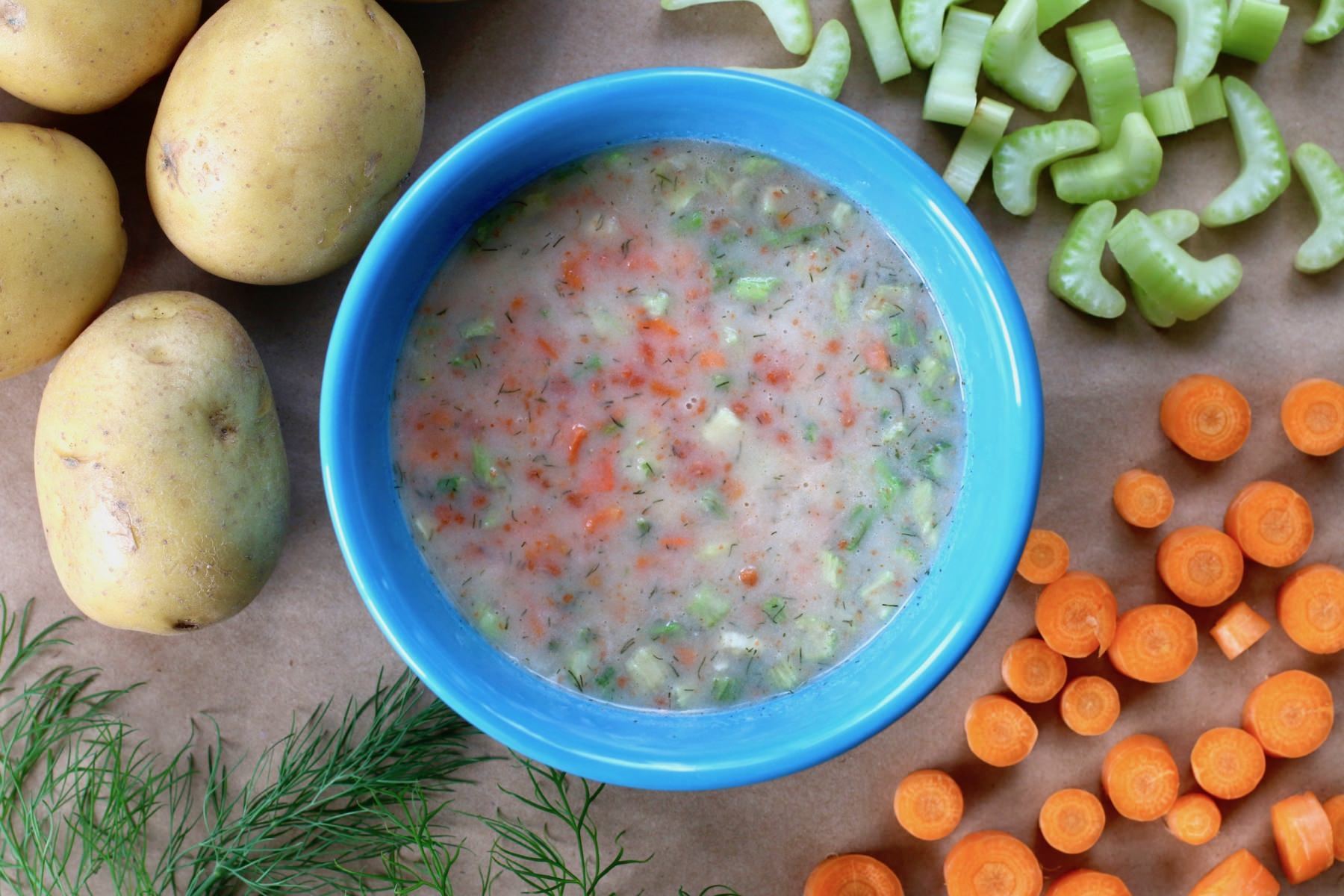 Smoked Sockeye Salmon Chowder - 1 Shot Gear