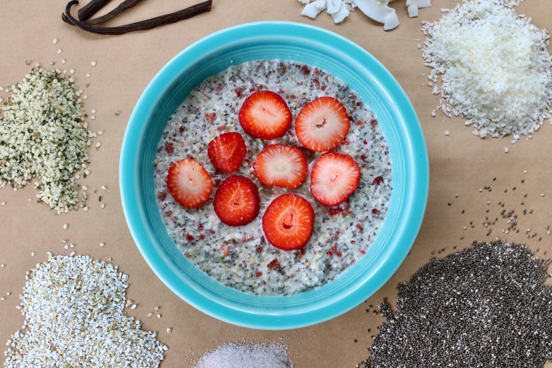 Hot Cereal Breakfast - Strawberry Vanilla - 1 Shot Gear