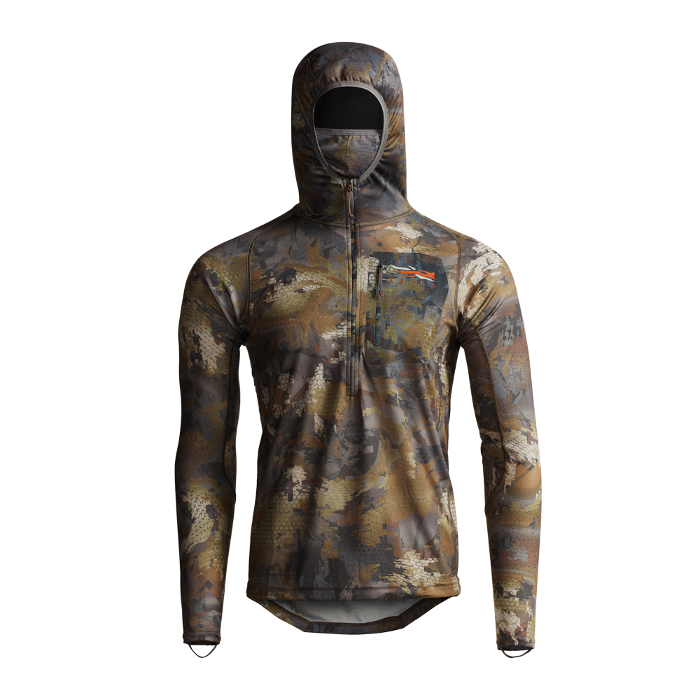 Sitka core top lightweight hoody black